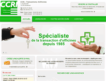 Tablet Screenshot of cabinetccri.com